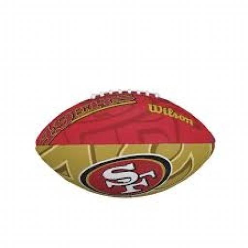 Wilson NFL JR Team Logo Football